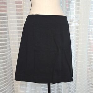 NWT White House Black Market Knit Skirt Knee Length Black Size XL